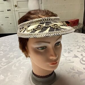 ZEBRA HAT / TENNIS HAT. FUN HAT. MUST SEE BLING FACTOR TOO ‼️‼️‼️‼️